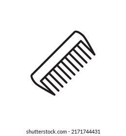 comb icon vector Illustration of a comb for web, mobile app, design on a white background.