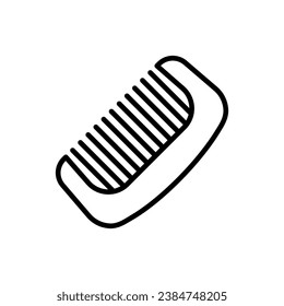 comb icon vector in line style