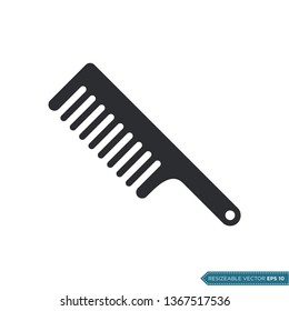 Comb Icon Vector Template