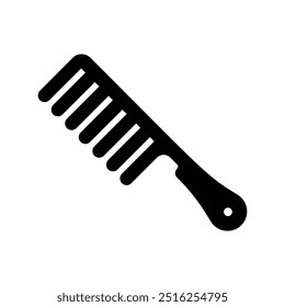 comb icon with white background vector stock illustration