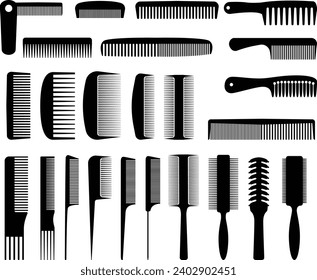 Comb aislado en fondo blanco