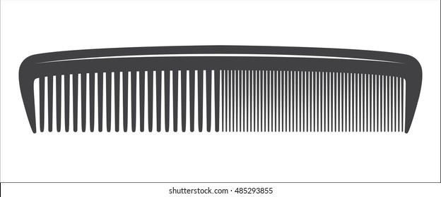 Comb Isolated on a White Background. Vector Illustration.