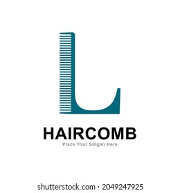 Diseño vectorial del logotipo L de la letra peb. Ideal para la moda, la peluquería y el salón