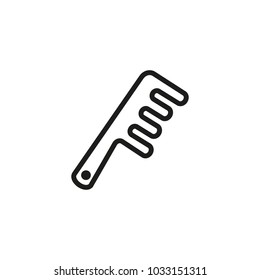 Comb line icon
