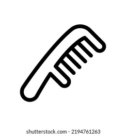 comb line icon illustration vector graphic