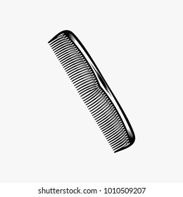 Comb logo design vector, barber logo design inspiration isolated on white background