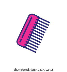 comb makeup accessory isolated icon vector illustration design