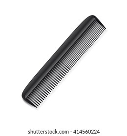 Comb on the white background. Eps 10 vector file. 