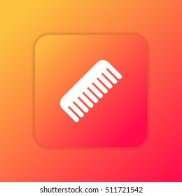 Comb orange bright app ui/ux Icon / Logo design