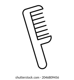 Comb Outline bold Vector Icon which can be easily modified or Edited 