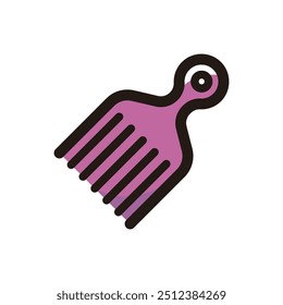 Comb outline icon for graphic design, apps and websites
