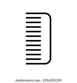 Comb-Skizze, Vektorsymbol einzeln auf weißem Hintergrund. Layoutbild-Symbol für Web-, Mobil- und i-Design.