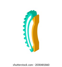 comb pet toy isometric icon vector. comb pet toy sign. isolated symbol illustration