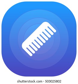 Comb Purple - blue circular UI/UX App Icon / Logo Design