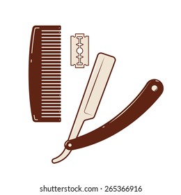 Comb & razor.