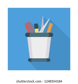 comb  scissor   jar 