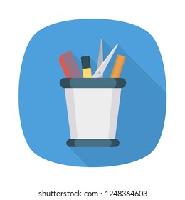 comb  scissor   jar 