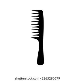 Comb and scissors icon. Scissors hairbrush vector illustration, Hair combs and scissors set isolated on a white background. Barber icon,vector best flat icon.