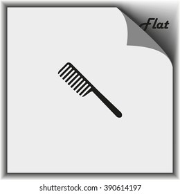 Comb sign. Barbershop.