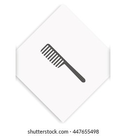 Comb sign. Barbershop.