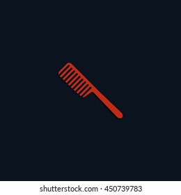 Comb sign. Barbershop.
