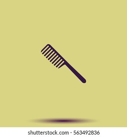 Comb sign. Barbershop.