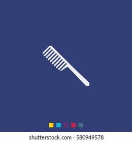 Comb sign. Barbershop.