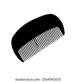 Comb silhouette icon vector design.
