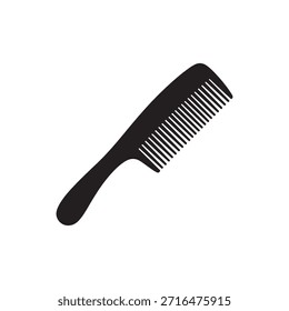 Peine silueta icono Vector diseño plano