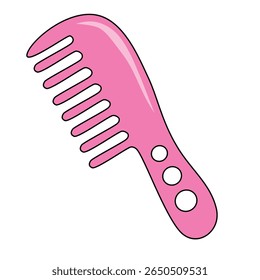 Comb Silhouette Vector Art illustration