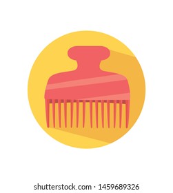 comb simple for hair vector illustration
