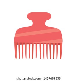 comb simple for hair vector illustration