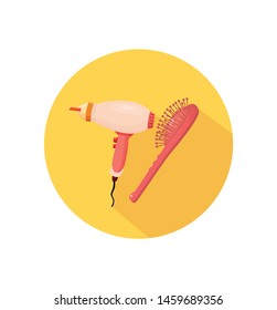 comb simple for hair vector illustration