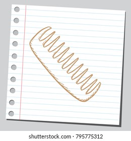 Comb (dibujo de estilo de esbozo)