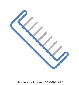comb vector color line icon 
