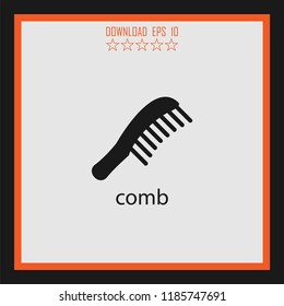 comb vector icon