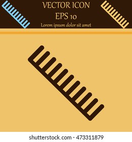 Comb vector icon