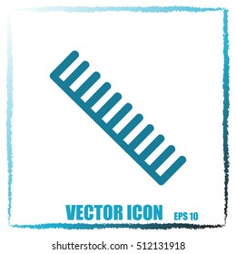 Comb vector icon