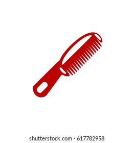 Comb vector icon.