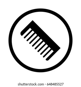 Comb vector icon.