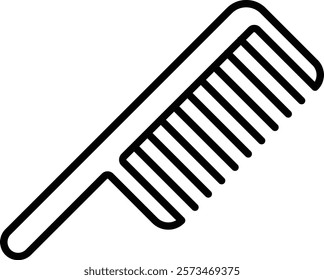 Comb vector icon. Can be used for printing, mobile and web applications.