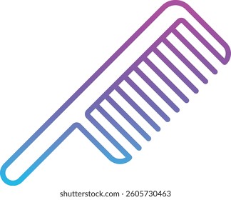 Comb vector icon. Can be used for printing, mobile and web applications.