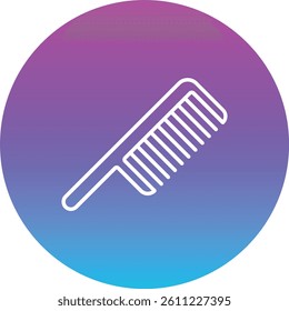 Comb vector icon. Can be used for printing, mobile and web applications.
