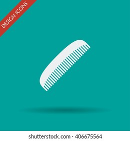 comb vector icon. Design style eps 10