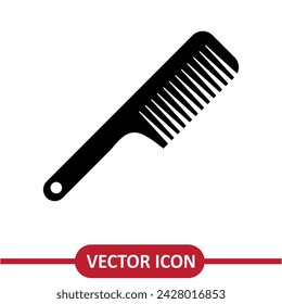 Comb vector icon flat simple illustration on white background..eps