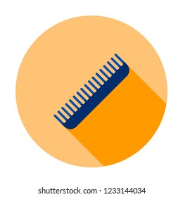 Comb vector icon. Hair fixing sign. Hairdresser symbol.