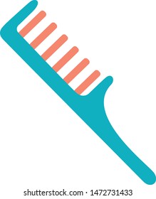Comb vector icon hair fixing sign hair dresser symbol