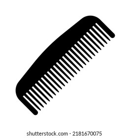 Comb vector icon isolated on white background