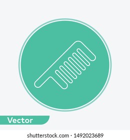 Comb vector icon sign symbol