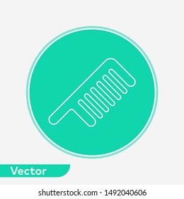 Comb vector icon sign symbol